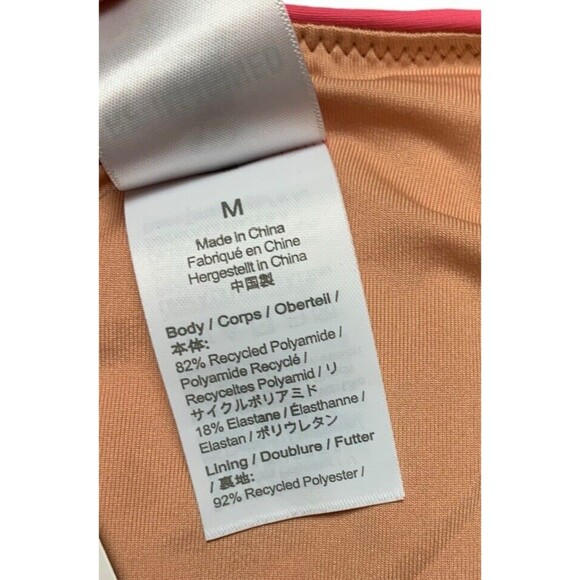 New! J.Crew Bikini Bottom Women’s Med Curved Waist Cheeky Tropical Pink BC125 - Picture 6 of 7